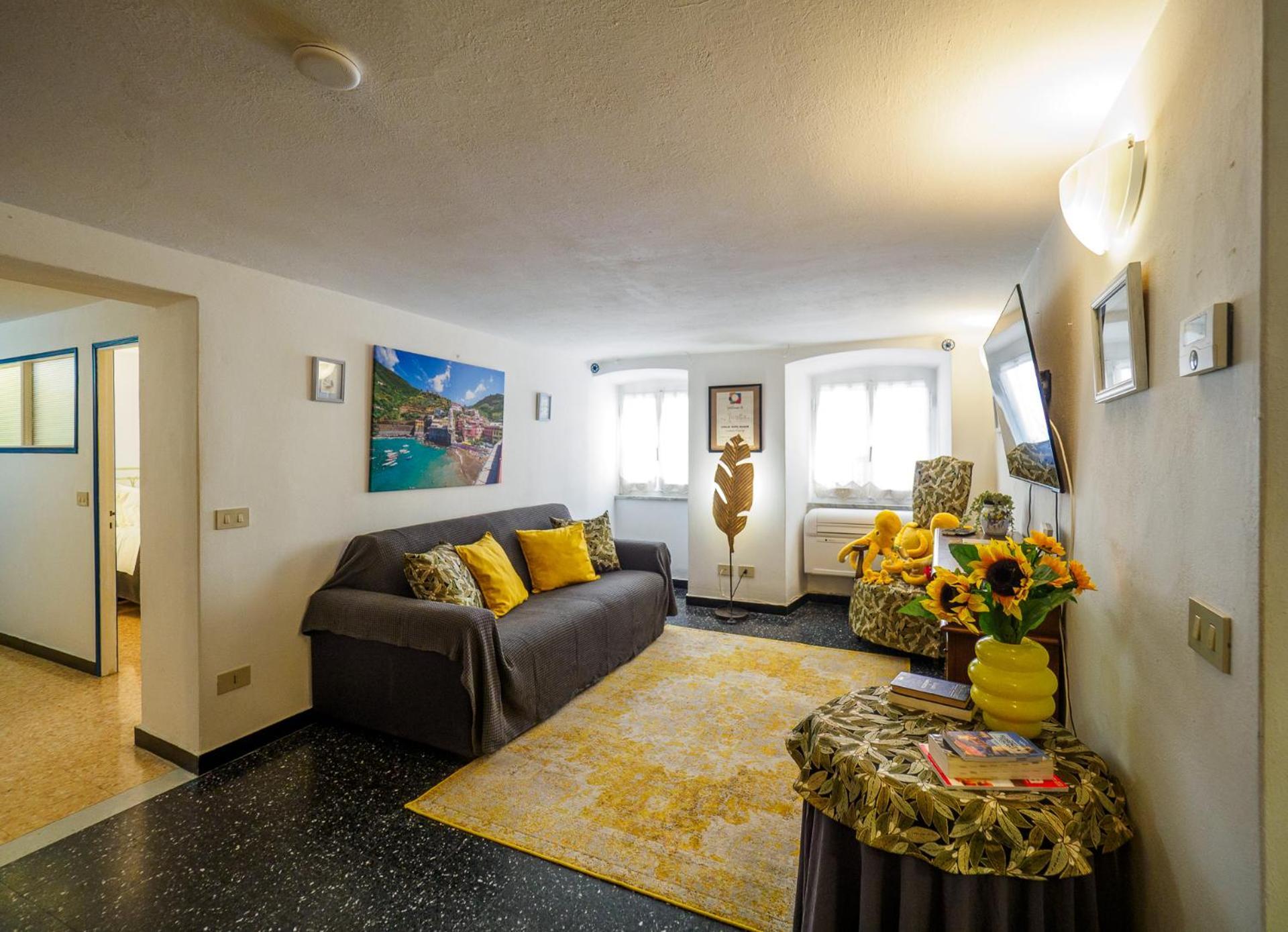 Mainetta Sea View Apartment With Ac เวอนาซซา ภายนอก รูปภาพ